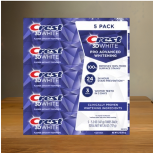 Crest 3D White Advance Whitening Flavoride Anticavity Toothpaste 5