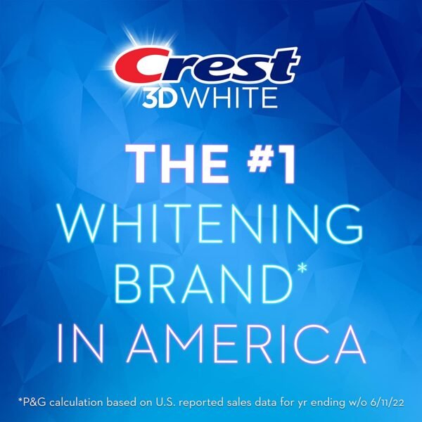 Crest 3D White Advanced Glamorous White Teeth Whitening Toothpaste, 3.3 oz, Pack of 3 - Image 3