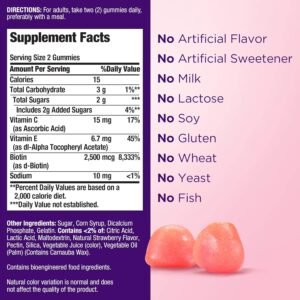 Nature's Bounty Hair Skin and Nails, 230 Gummies
