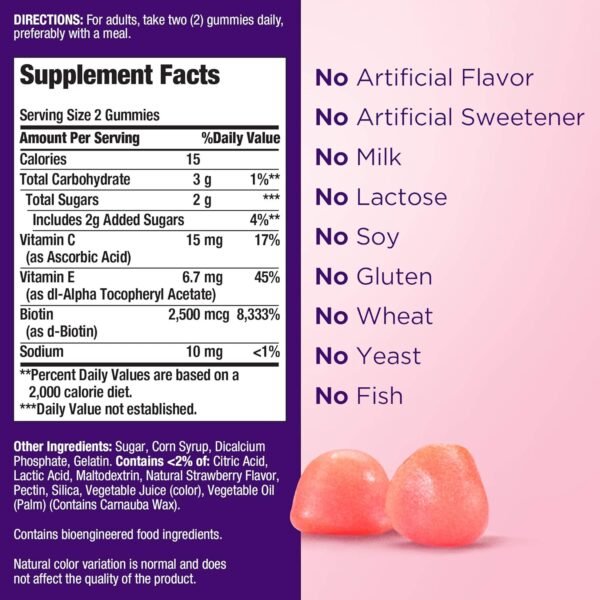 Nature's Bounty Hair Skin and Nails, 230 Gummies