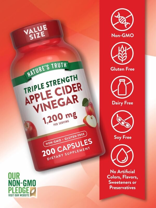 Nature's Truth Apple Cider Vinegar Capsules