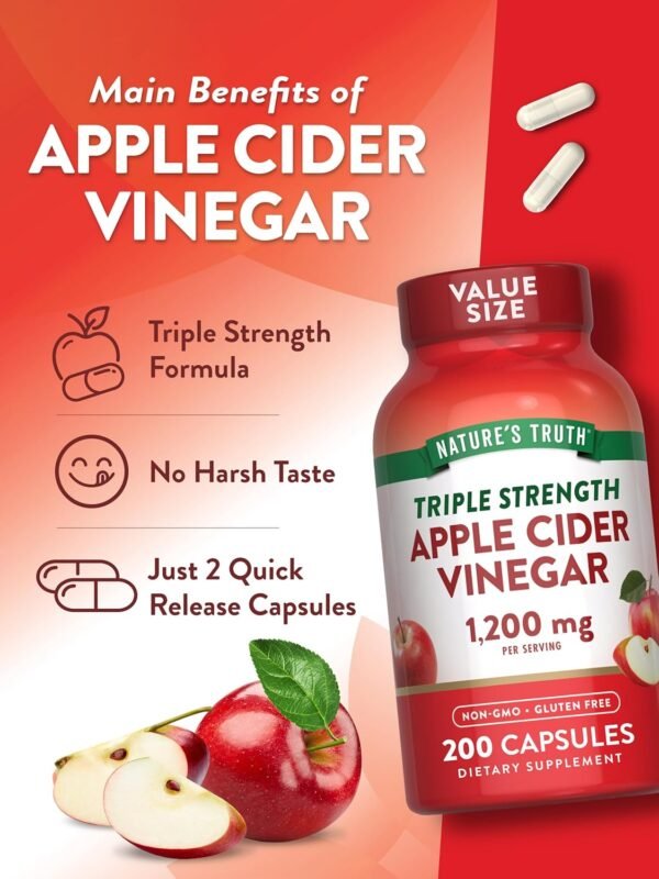 Nature's Truth Apple Cider Vinegar Capsules
