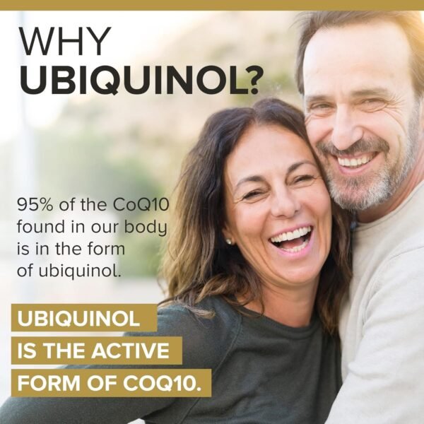 Qunol Ubiquinol CoQ10 100mg 120 Softgels, Ubiquinol