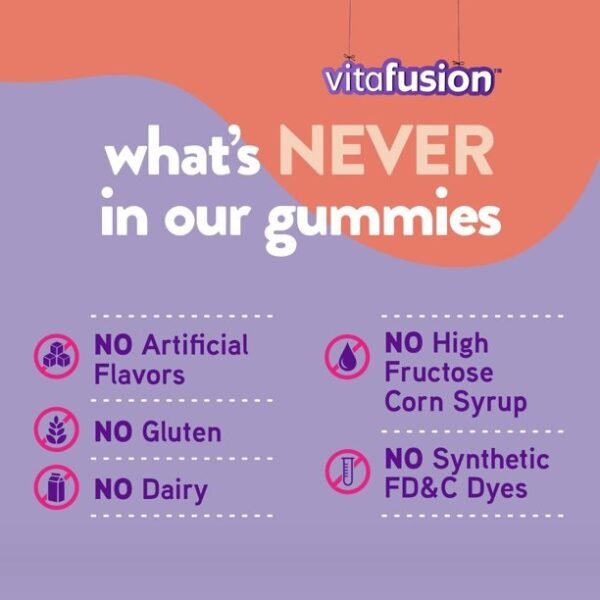 Vitafusion Max Strength Melatonin Gummy 10mg 100 Gummies