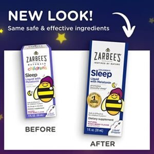 Zarbee's Kids 1mg Melatonin liquid