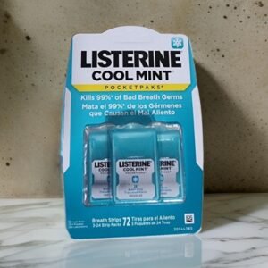 Listerine Cool Mint PocketPaks Cool Mint, 24-Strip Pack, 1 or 3 Packs