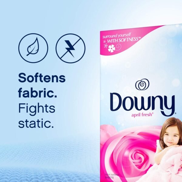 Downy Fabric Softener Dryer Sheets, April Fresh Scent