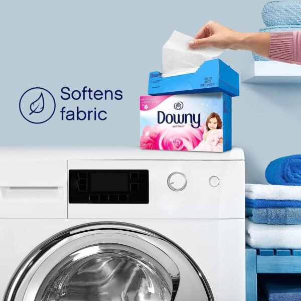 Downy Dryer Sheets Laundry Fabric Softener, april