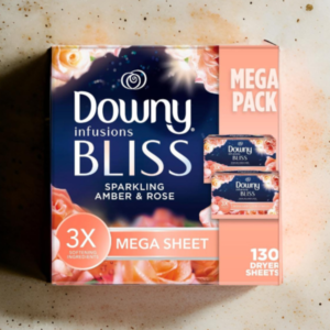 Downy Infusions Mega Dryer Sheet Bliss 130