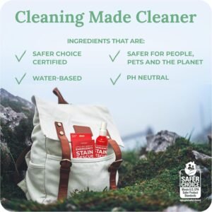 Stain removal with bag
