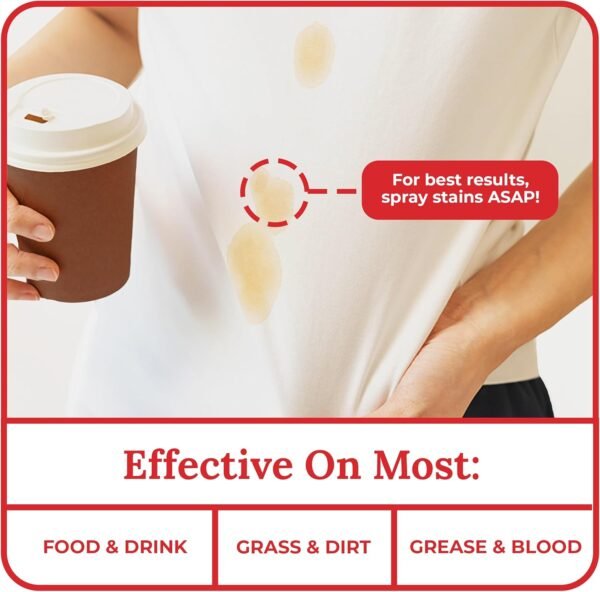 Stain removal on t shirt