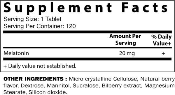 Vitamatic 20mg melatonin