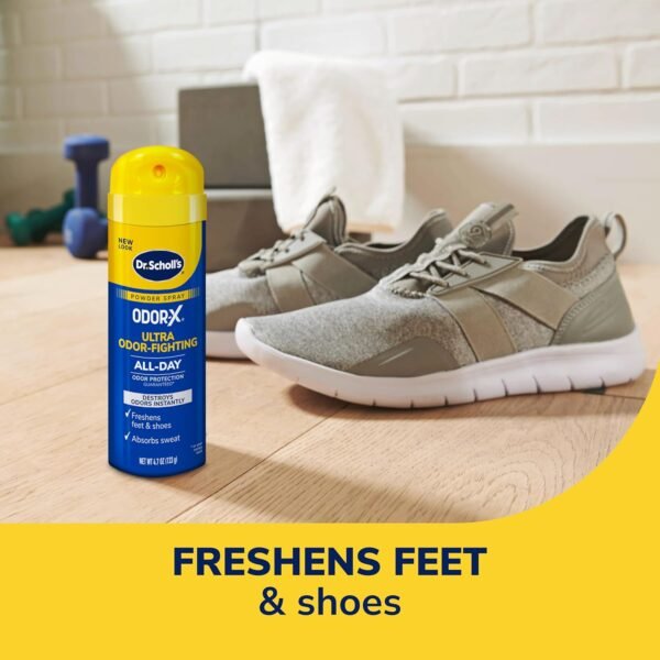 Dr. Scholl's ODOR-X ULTRA ODOR-FIGHTING POWDER SPRAY, 4.7 oz