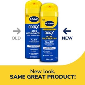 Dr. Scholl's ODOR-X ULTRA ODOR-FIGHTING POWDER SPRAY, 4.7 oz