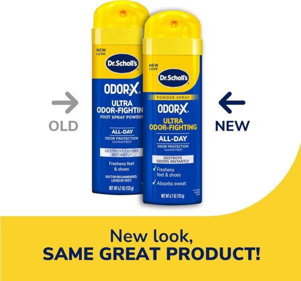 Dr. Scholl's ODOR-X ULTRA ODOR-FIGHTING POWDER SPRAY, 4.7 oz