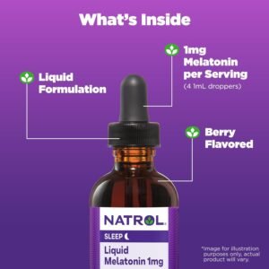 Natrol Liquid Melatonin 1mg