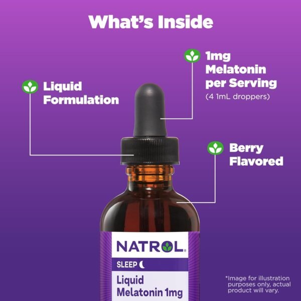 Natrol Liquid Melatonin 1mg