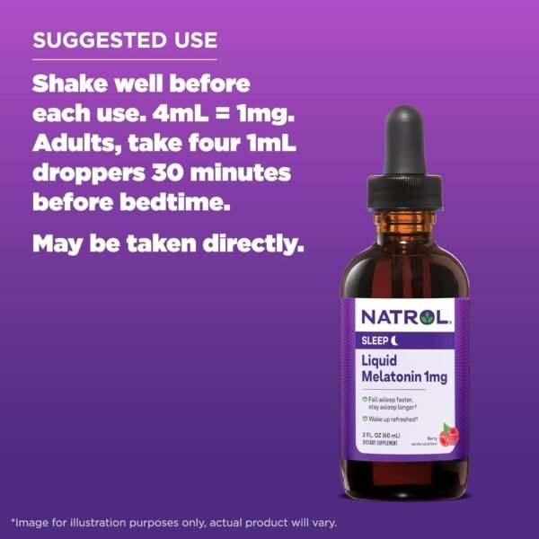 Natrol Liquid Melatonin 1mg