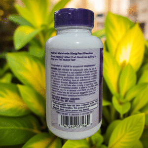 Natrol Melatonin Citurs 100 Tablets Side view