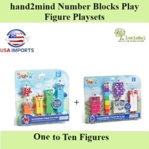 hand2mind Number Blocks Play Figure Playsets