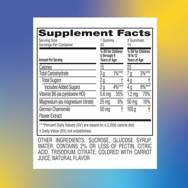 Zarbee's Children's Calm Gummy, Supports a Calm Mind & Body for Kids Ages 5+ - Image 7